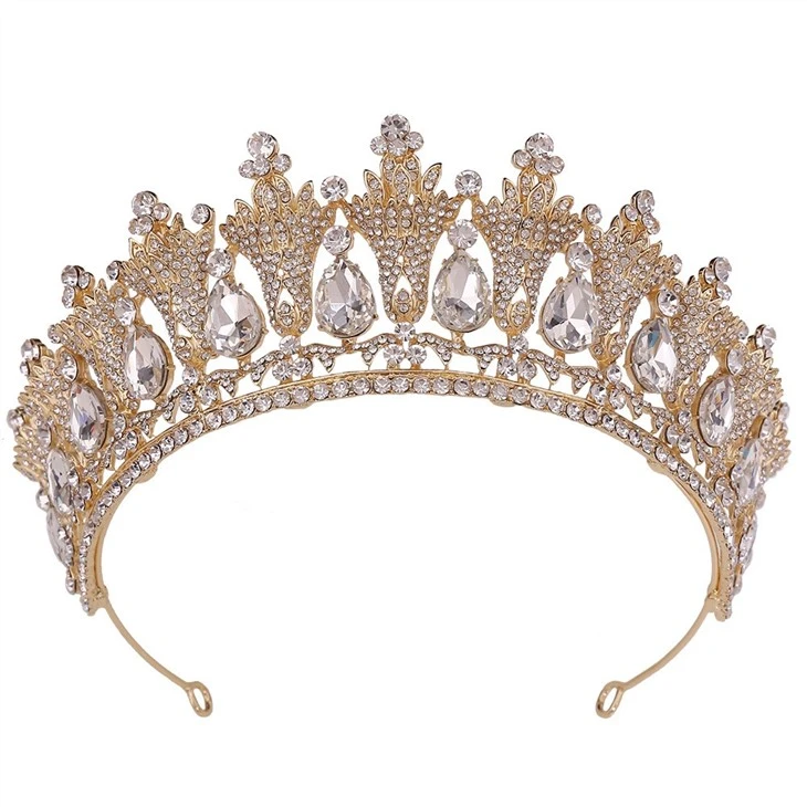Tiara Crown Wedding Tiara Crystal Princess Headpiece And Girls Prom Pageant Crown Diadem