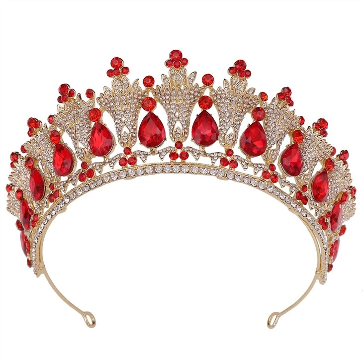 Tiara Crown Wedding Tiara Crystal Princess Headpiece And Girls Prom Pageant Crown Diadem