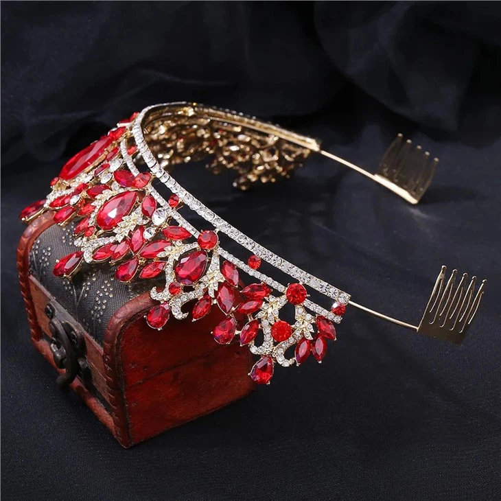 Wholesale Best Selling Bridal Crown Tiara Birthday Girl Princess Pageant Comb Crown Tiara